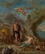 Eugene Delacroix outono oil
